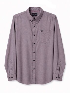 Beach & Barn Long Sleeve 1-Pocket Button Down